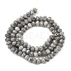 Natural Map Stone/Picasso Stone/Picasso Jasper Bead Strands G-D344-A18-4