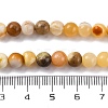 Natural Yellow Jade Beads Strands G-F591-17-6MM-5