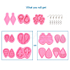 DIY Dangle Earring Making Kits DIY-TA0002-99-2