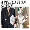 4Pcs 2 Styles Polyester Iron on/Sew On Patches PATC-HY0001-51-7