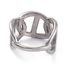 Tarnish Resistant Unisex 304 Stainless Steel Finger Rings RJEW-K233-14B-P-2