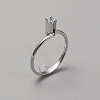 Aluminium Alloy Finger Rings Components FIND-WH0111-275A-P-1