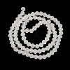 Imitate Austrian Crystal Frosted Glass Beads Strands GLAA-F029-TM4mm-B13-2