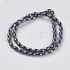 Non-magnetic Synthetic Hematite Beads Strands X-G-H1080-1-2