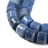 Dyed & Heated Natural Blue Aventurine Beads Strands G-L604-E02-01-4