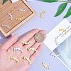 20Pcs 2 Colors 304 Stainless Steel Connector Charms STAS-SZ0003-12-3