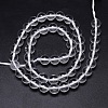 Round Natural Grade AA Quartz Crystal Beads Strands G-H1648-10mm-01N-AAA-3