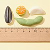 28Pcs 7 Styles Opaque Resin Imitation Food Cabochons RESI-FS0001-37-3