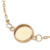 304 Stainless Steel Cable Chain Satellite Chain Bracelet Making BJEW-JB13163-02-3