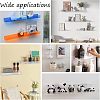 U-Shaped Acrylic Wall-mounted Display Stands ODIS-WH0038-01-5