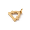 304 Stainless Steel Charms STAS-R001-04G-07-2