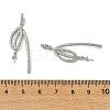 SHEGRACE Brass Micro Pave Cubic Zirconia Peg Bails Pin Pendants XGRQ5F599-815P-3