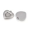 304 Stainless Steel Pendant Cabochon Settings STAS-L022-533P-2