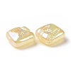 Rainbow Iridescent Plating Acrylic Beads LS-OACR-A010-06C-2
