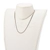 Non-Tarnish 304 Stainless Steel Diamond Cut Cuban Link Chain Necklaces NJEW-JN03368-03-4
