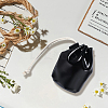 Leather Coin Storage Drawstring Bucket Bags AJEW-WH20064-95B-7