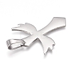 Tarnish Resistant 304 Stainless Steel Pendants X-STAS-I135-02P-2