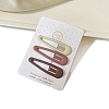 Alloy Snap Hair Clips for Girl PW-WG5795B-05-1