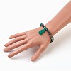 Natural Gemstone Beads Stretch Charm Bracelets BJEW-JB03728-4