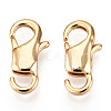Brass Lobster Claw Clasps KK-N254-13G-1