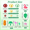 Summer Theme Vase Fillers AJEW-BC0003-67-2