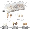 5 Styles Mixed Natural Shell Beads SSHEL-YW0001-03-4
