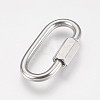 304 Stainless Steel Keychain Clasp Findings X-STAS-K183-02-A-2