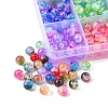 360Pcs 12 Style Transparent Crackle Acrylic Beads CACR-YW0001-03-2