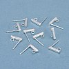 304 Stainless Steel Stud Earring Findings STAS-G224-21S-03-2