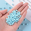 Opaque Acrylic Beads X-MACR-S370-C6mm-A07-5
