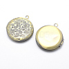 Brass Locket Pendants X-KK-F717-41AB-NR-2