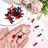 DIY Bowknot Alloy Stud Earring Finding Kits DIY-ME0002-87-3