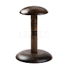 Wooden Dome Shaped Stem Hat Rack AJEW-I051-01A-02-2