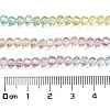 Transparent Painted Glass Beads Strands DGLA-A034-T4mm-A15-3