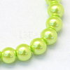 Baking Paint Glass Pearl Bead Strands HY-Q003-3mm-66-2