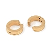 Ion Plating(IP) 304 Stainless Steel Clip-on Earrings EJEW-M001-10G-2