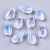 Transparent Spray Painted Glass Beads GLAA-N035-013-C01-1