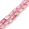 Imitation Jade Glass Beads Strands GLAA-P058-04A-03-1