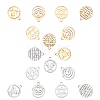 SUNNYCLUE 16Pcs 4 Styles 304 Stainless Steel Charms STAS-SC0002-64-1