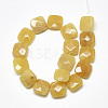 Natural Topaz Jade Beads Strands G-S357-D02-12-2