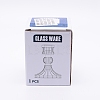 Transparent Glass Candle Holders DJEW-WH0011-01-2