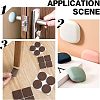 CHGCRAFT 24Pcs 3 Styles Self Adhesive Plastic Furniture Sliders FIND-CA0001-91-6