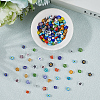 Handmade Millefiori Glass Bead Strands LAMP-LT0001-09B-3
