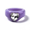 Opaque Acrylic Finger Rings RJEW-Q162-001C-1