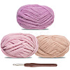 3 Skeins 3 Colors Polyester Yarn DIY-MB0002-06C-2