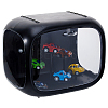 Rectangle Plastic Minifigures Display Cases ODIS-WH0079-010B-1