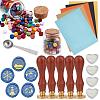 CRASPIRE DIY Wax Seal Stamp Kits DIY-CP0003-93-1