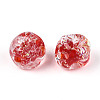 Handmade Foil Lampwork Beads FOIL-T007-01C-3