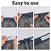 2 Bags Polyester Elastic Waist Tightener FIND-DC0008-46A-3