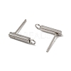 304 Stainless Steel Stud Earring Finding STAS-C080-06A-P-2